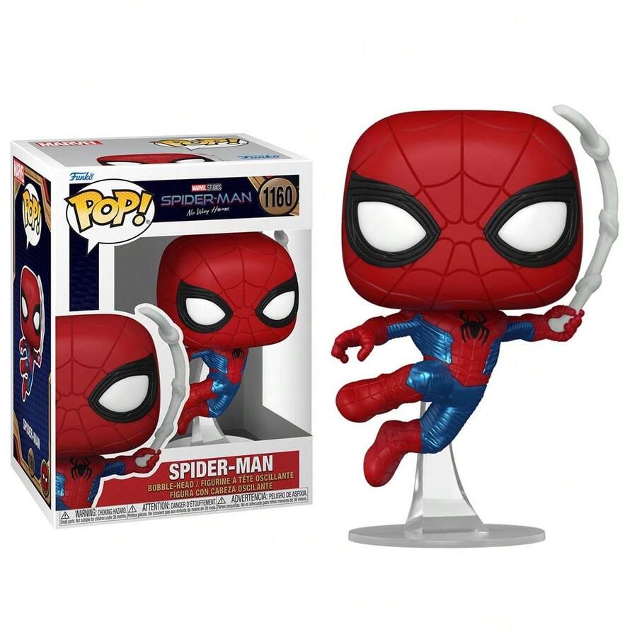 Funko POP! : Spiderman No Way Home 2021 -  -  Finale Suit - Figura de Vinilo Coleccionable - Idea de Regalo- Mercancia Oficial - Juguetes para Niños y Adultos - Movies Fans - Rojo - Ver 1