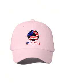 1 chiếc mũ lưỡi trai thường ngày unisex, mũ bóng chày vành rộng đa năng mùa xuân in chữ, mũ thời trang đường phố phù hợp cho du lịch, tham quan, nghỉ mát biển. - Nhiều màu - Xem 2