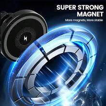 Magnet Kuat, Pengisi Daya Nirkabel Ventilasi Udara Mobil 15W Pengisian Cepat, Dudukan Ponsel Anti Guncangan untuk iPhone Galaxy, Aksesori Interior Mobil - beraneka warna - View 10