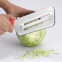 1 cái bào bắp cải bằng thép không gỉ, dụng cụ cắt bắp cải cầm tay để làm salad bắp cải và dưa cải bắp, tay cầm màu đen và đỏ tiện dụng, dụng cụ chuẩn bị thức ăn trong nhà bếp. - Nhiều màu - Xem 3