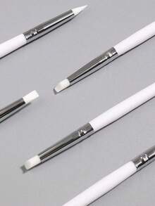 Bộ 5 cọ vẽ móng nghệ thuật, trang bị đầu cọ silicon, thích hợp cho việc tạo hình hoa acrylic, chạm khắc, dập nổi, tạo hình rỗng, chấm bi và các dụng cụ nghệ thuật vẽ móng khác, đáp ứng nhiều nhu cầu sáng tạo móng tay khác nhau. - Bút dập nổi - Xem 6