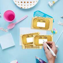 20 Miếng Thẻ Cào Vàng, Thẻ Giấy Chứng Nhận Quà Tặng Trống, Thẻ Cào Tự Làm, Thẻ Phiếu Giảm Giá Cho Doanh Nghiệp Nhỏ, Ngày Lễ, Tiệc Cưới, Tiệc Tổ Chức. - Bộ - Xem 3