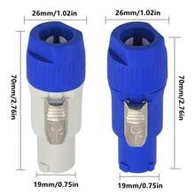 10pcs NAC3FCA Speakon Plug 3 PIN Male Powercon Connector 20A 250V AC Power Plug- - Star - View 7