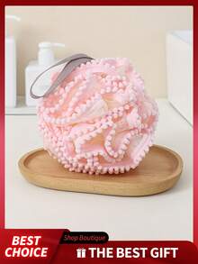 1/2/4pcs Soft Shower Mesh Foaming Sponge, Body Exfoliating Brush, Back Brush, Skin Cleansing Bubble Ball, Shower Accessories (Lanyard Randomly Selected). Suitable For Bathroom And Home Decor, Travel, Weddings, Parties, Birthdays, Gifts For Men, Parents, Friends, New Year's Gifts, And Fun Gifts.(Lanyard Randomly Selected). - Multiple Styles - View 4