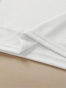 Men's Short-Sleeved T-Shirt With Print And Round Neck Design, Suitable For Everyday Wear In Spring And Summer. - White - View 5