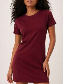 Aveloz Women Dresses - 紫紅色 - 查看 4