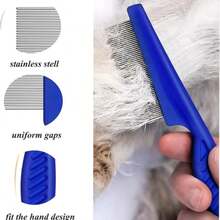 Juego de 4 piezas para el aseo de mascotas, incluye cepillo, guante de masaje para baño, herramienta para eliminar el pelo muerto, cortaúñas, adecuado para animales pequeños como conejos, cobayas, gatos, hurones - Ver 4