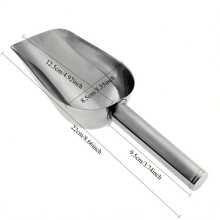 Large Capacity Stainless Steel Pet Food Scoop, Durable Dog Feeding Shovel, Cat Food Spoon, Multi-Functional Pet Food Dispensing Scoop - Multicolor - View 2
