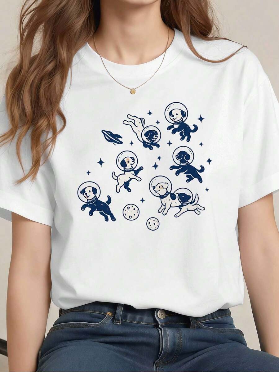 Women T-Shirts - White - View 1