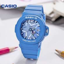 Đồng hồ Casio BGA-10D-2A2 màu xanh lam nhạt, viền có thể tháo rời, mặt số hình ngôi sao, chống nước, chống sốc, quà tặng sinh nhật. - Một cỡ - Xem 4