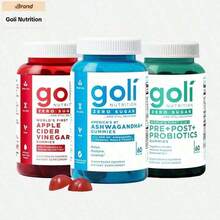 Goli Zero Sugar Trio – 3-In-1 Pre, Post & Probiotic Gummies With Apple Cider Vinegar, Vitamin B12, Ashwagandha, L-Theanine & Vitamin D – Zero Sugar Formula - Bộ 3 món - Xem 9