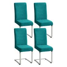 1/2/4/6pcs Elastic Big Leaf Waterproof Chair Covers, Removable & Washable, Suitable For Home, Restaurant, Party - Multicolor - View 38