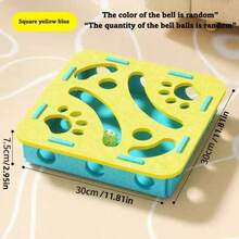 Cat Toy Self-Entertainment Boredom-Relief Gadget For Kittens, Pet Cat Teaser Bell - Multicolor - View 3