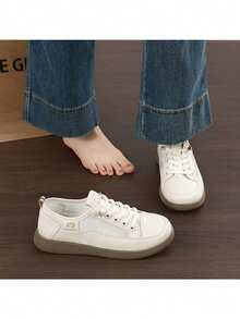 Giày thể thao lưới mới dành cho nữ, đế polyurethane, nhẹ, bền và thời trang. - trắng - Xem 3