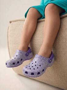 Classic Glitter Clog T - 霓虹紫/多色 - 查看 1