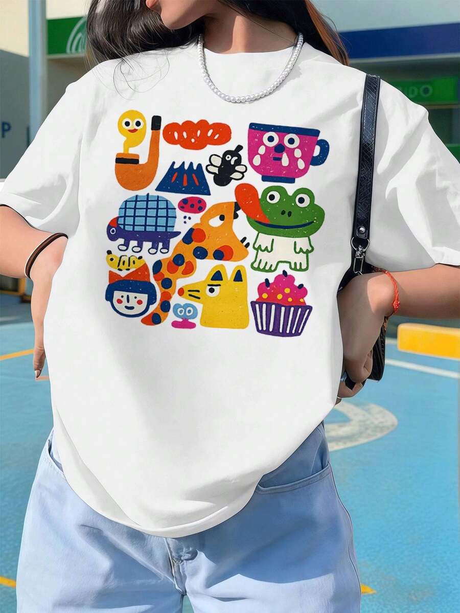 Women T-Shirts - White - View 1
