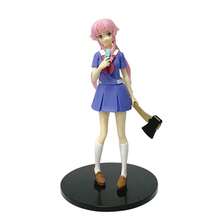 Future Diary REDIAL Figure, Gasai Yuno, Amano Yukiteru, School Uniform Anime Model, 2D Girl Statue, Desktop Ornament, Collectible Figurine, Manga Peripheral, Display Decor, Fan Gift - 1 - 查看 4