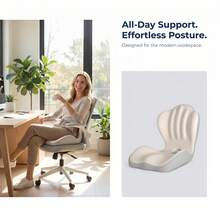 Ergonomic Seat Cushion, Office Lumbar Support Cushion, Posture Correction For Prolonged Sitting, Lumbar Support, Student Office Chair Lumbar Pad, Memory Foam Lumbar Support. - A - View 6