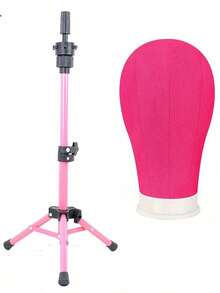 Đầu ma-nơ-canh 22 inch kèm chân đế, thích hợp để làm tóc giả và trưng bày. - Xem 4