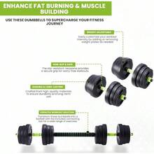 Strength Training Standard Weight Bench - Black/Green - View 6