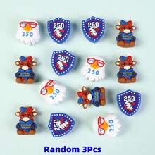 Assorted Silicone Beads, Random Styles Including Animals, 4th Of July, Sports, Vacation Themes, Suitable For DIY Bracelets, Necklaces, Pendants And Other Craft Projects - Multicolor - View 17