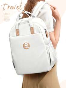 Nueva mochila, mochila para portátil, adecuada para portátiles de 14-15.6 pulgadas, unisex, ligera y duradera, bolsillos multifuncionales, mochila de gran capacidad para universidad y exteriores, mochila de viaje, mochila de senderismo, mochila casual ligera para uso diario, con compartimento para portátil, mochila multifuncional de moda, adecuada para trabajo, negocios y uso universitario, múltiples colores disponibles - Multicolor - Ver 18