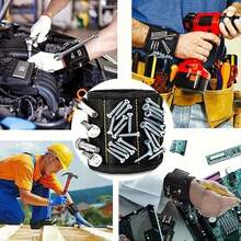 [Strong Magnetic] Tool Wristband, Magnetic Wrist Strap For Screws, Nails Storage, Men's DIY Repair, Woodworking, Maintenance Tool, Father's Day/Husband Creative Gift - Third Row - View 10
