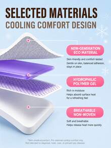 Cofoe 6片裝變色發燒冷敷凝膠貼，感溫額頭冷敷貼，物理冷敷凝膠貼，適用於居家、旅行與家庭使用 - 1個/袋 - 查看 3