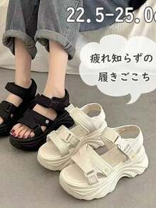 Women Platforms & Wedge Sandals - Black - View 2