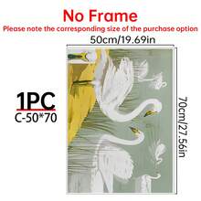 1/9pcs Vintage Dark Academia Canvas Wall Art Posters For Room Home Decor Room Decor Aesthetic Room Decoration Stuff,Optional Frame Room Decor Wall Decor Floral Still Life & Swan Oil Painting Prints, Moody Botanical Gallery Decor For Living Room - Multicolor - View 40