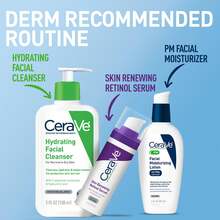 CeraVe PM Facial Moisturizing Lotion – Night Cream With Ceramides, Hyaluronic Acid & Niacinamide – Ultra Lightweight Oil-Free Face Moisturizer, 3 Oz - Hyaluronic Acid - 查看 6