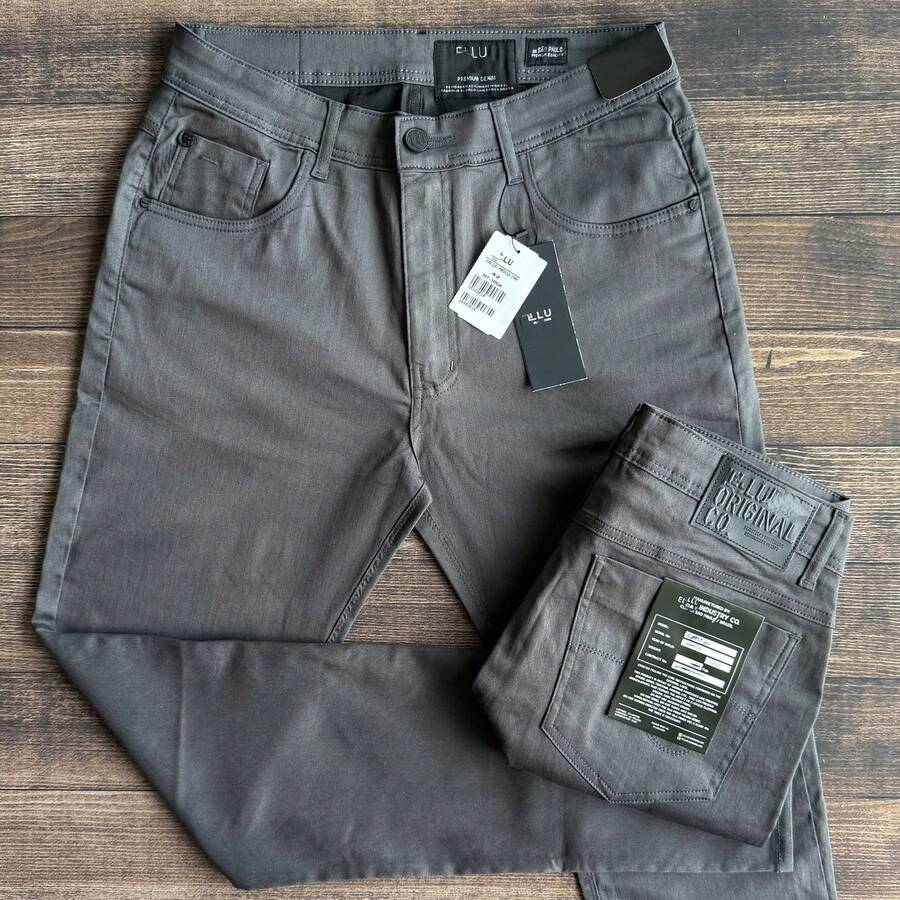 Men's Gray Denim Jeans EIIus - Xám - Xem 1