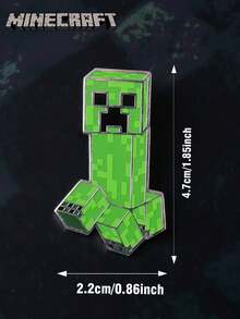Monogram Minecraft 1个  苦力怕金属胸针 个性化创意徽章收藏品 周边别针 首饰配件 装饰包 布艺铅笔盒 连衣裙 实用生日礼物 官方授权 - A - 查看 2