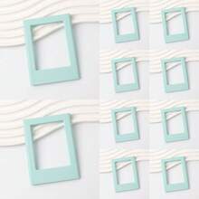 1pc/Set Magnetic Photo Frame, Reusable Magnetic Photo Wall For Instant Camera Photos, Suitable For Fridge, Office Desk, Whiteboard Decoration, Mini Desktop Photo Frame, Designed For Instant Camera Photos, Easily Display Your Precious Memories, Ins Style, Mini 3-Inch Magnetic Frame For Instant Camera Mini Photos, Fridge Magnet, Office & Kitchen Decor - Multicolor - View 24