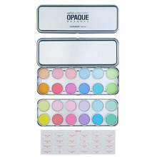 24 Colors Semi-Moist Classic Opaque Watercolor Paint Set, Professional Artist Beginner Amateur Hobby Painting Supplies - Sets - View 13