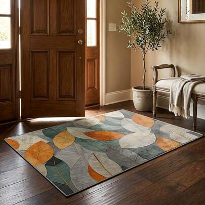 850g Velvet Indoor/Outdoor Carpet; Nordic-Style Premium Carpet; Slip-Resistant Living Room Sofa And Coffee Table Mat; Geometric Patterned Carpet Suitable For Bedrooms, Living Rooms, And Entryways; Washable Polyester Floor Mats; Kitchen Slip-Resistant Carpet With Geometric Designs; High-Quality Coffee Table Mat;