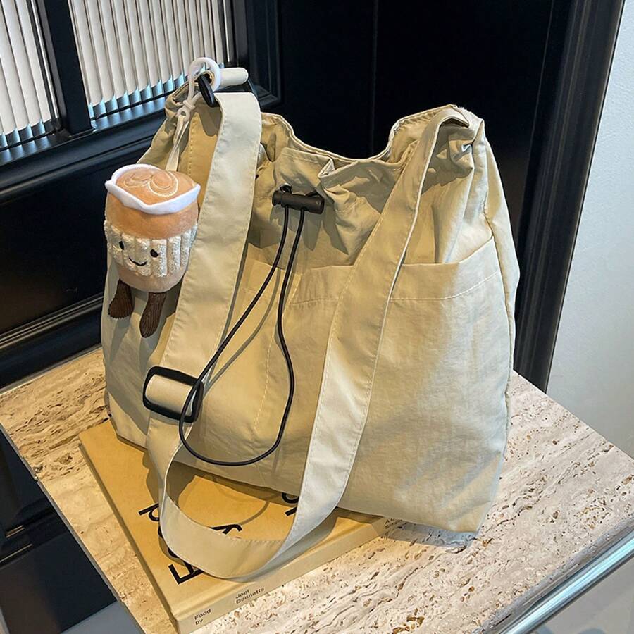 Backpacking & Camping Storage Bags - Off-white With Pendant (with Back Zipper) - View 1