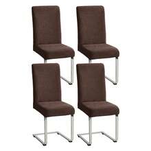 1/2/4/6pcs Elastic Big Leaf Waterproof Chair Covers, Removable & Washable, Suitable For Home, Restaurant, Party - Multicolor - View 33
