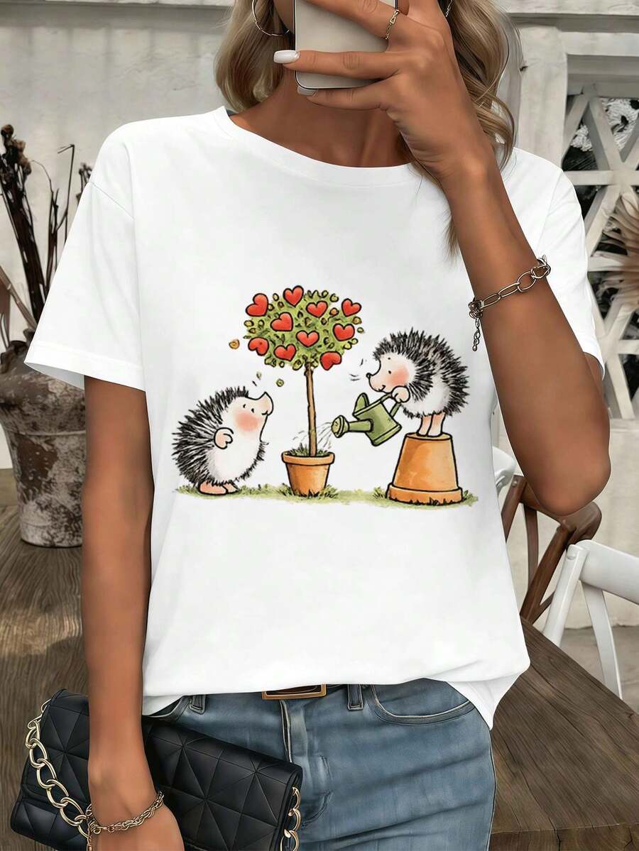 Women T-Shirts - White - View 1