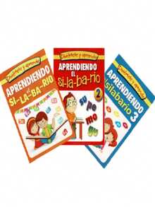 Paquete Silabario - Aprendiendo El Silabario Pack - Entrenamiento Y Diversión Para Niños. Complemento Didáctico Ideal Para Acompañar A Los Niños Por El Camino Del Aprendizaje - Conjuntos - Ver 1