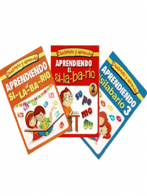 Paquete Silabario - Aprendiendo El Silabario Pack - Entrenamiento Y Diversión Para Niños. Complemento Didáctico Ideal Para Acompañar A Los Niños Por El Camino Del Aprendizaje