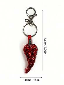 Starfish Beach Resort Style Bag Charm, Fashionable Cute All-Match Fully Rhinestone Bag Pendant Festival Graduation Teacher Appreciation Gifts Gift Key Ring Charms Key Chain Key Chain Beads - Multicolor - View 11