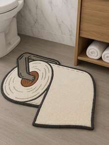 1 pieza Alfombra enrollable para piso, Alfombra de baño, Alfombra de baño, Alfombra de puerta, Alfombra pequeña, Alfombra, Alfombra para piso, Decoración del hogar, Alfombra de área, Alfombra para exteriores, Decoración del hogar, Alfombra de área, Alfombra de dormitorio, Alfombra lavable - Multicolor 2 - Ver 4