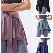 Yoga Sports Headband Scarf Dress, Tennis Skirt Suitable For Women Dancing, Outer Apron Skirt To Prevent Body Exposure - Yoga Skirt - View 1