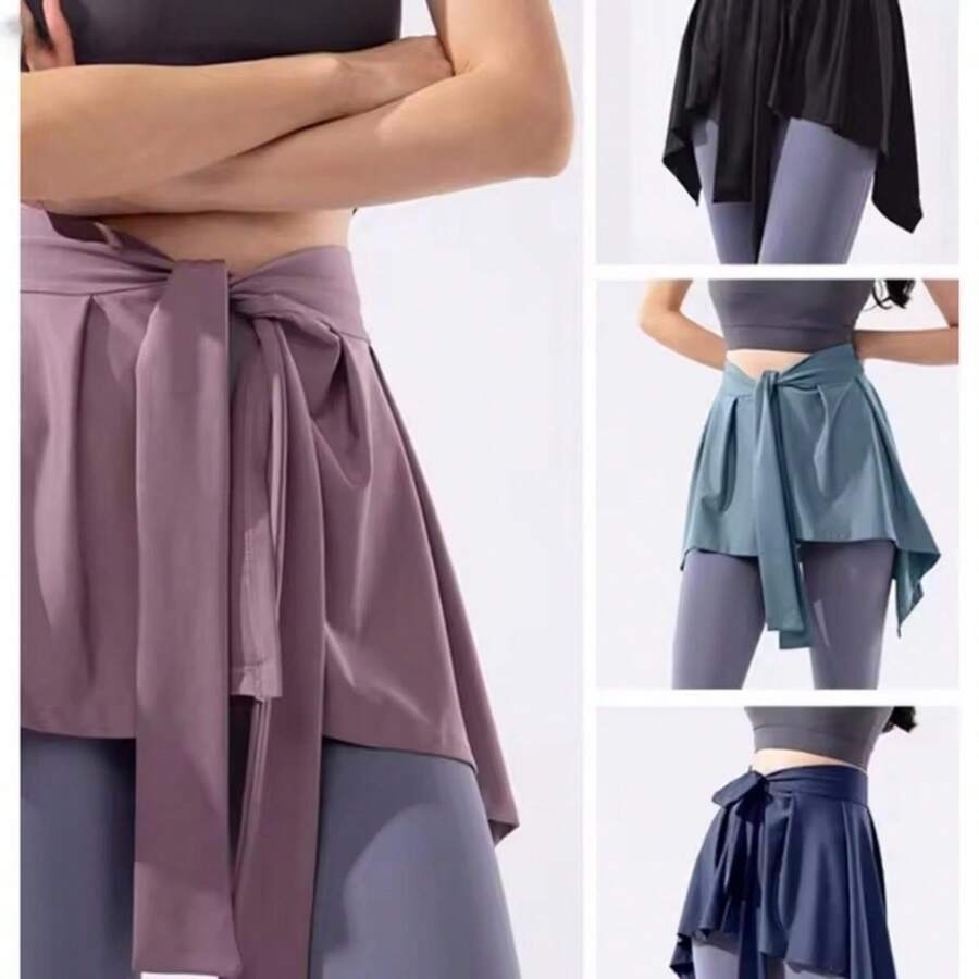 Yoga Sports Headband Scarf Dress, Tennis Skirt Suitable For Women Dancing, Outer Apron Skirt To Prevent Body Exposure - Yoga Skirt - View 1