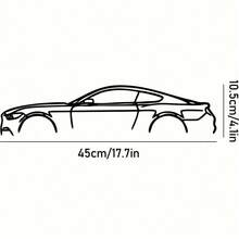 1件/套金屬賽車輪廓牆面裝飾 - 室內外裝飾適用於臥室、家居或露台 - 給汽車愛好者的獨特禮物、家居裝飾、房間裝飾、牆面裝飾禮物、生日畢業禮物 - 黑色 - 查看 14