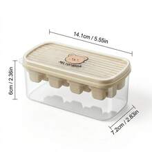 1/2/3pcs 8 Grids Plastic Ice Mold With Lid, Reusable Fruit & Beverage Ice Tray, Beer Refrigeration Tool, Suitable For Refrigerator Ice Maker In Kitchen, Restaurant,Bar - Multicolor - View 18