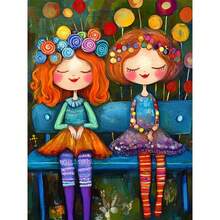 21.65x27.56in Group Activity Diamond Painting Kits - Premium DIY Art Craft Kits For Weekend Parties, Family Leisure Time, Team Interactive Activities, And Community Social Events, Crafting Beautiful Art And Precious Memories - viên kim cương tròn - Xem 8