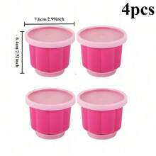 4/8pcs Octagonal Pudding Mold Set - Easy Release Plastic Pudding Molds - Suitable For Jelly, Mousse And Ice Cream Making, With Lid, Suitable For Camping And Home Cooking, Perfect For Birthday Celebrations And High-Quality Dessert Making - Multicolor - View 15