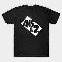Forty Six & 2 T-Shirt220g Heavyweight 100% Cotton T-Shirt. Butterfly Print. Unisex Sizing. Round Neck Inspirational T-Shirt. Cute And Beautiful Y2K-Inspired Summer Top, Perfect For The Outdoors, Home, Work, Or Street Wear. Casual, Loose-Fitting Everyday T-Shirt. - 黑色 - 查看 1